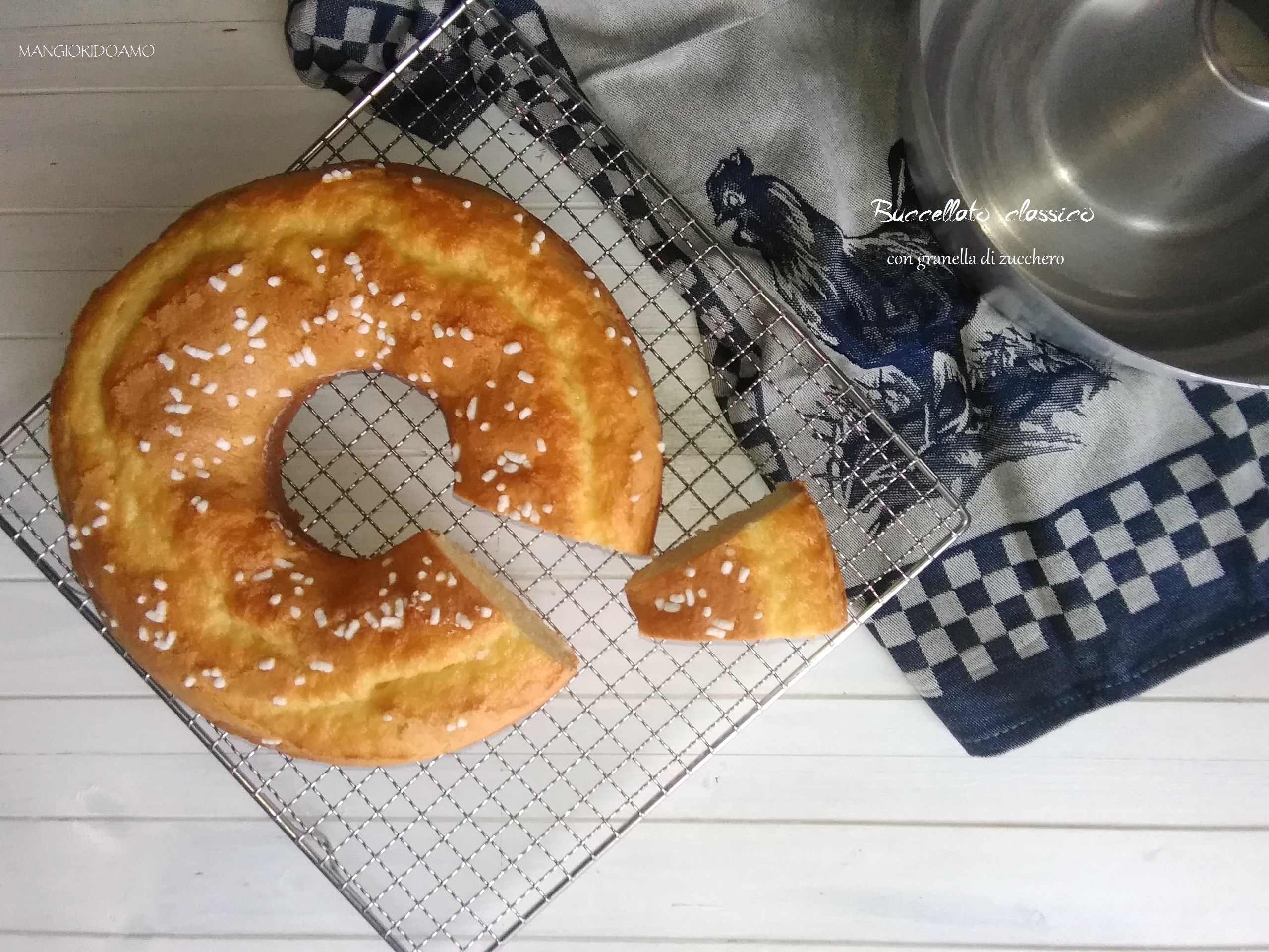 Buccellato Classico Con Granella Di Zucchero Mangioridoamo